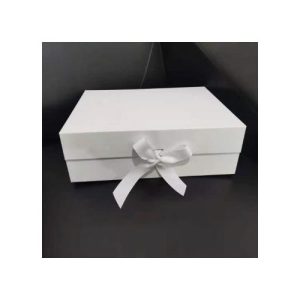 Ready-to-stock flip-top folding box one-piece gift box